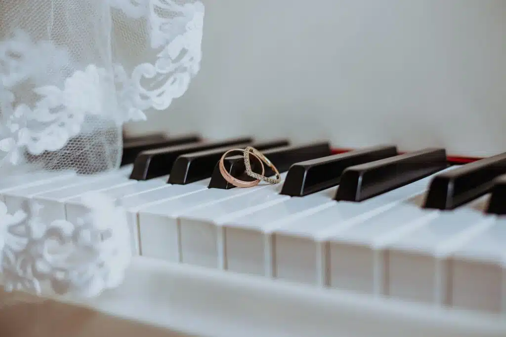 Muziek piano bruiloft